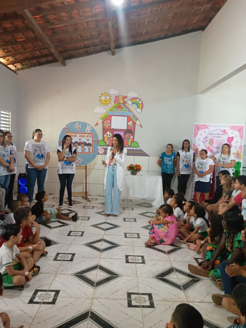 Foto 10 – Prefeitura de Paraibano, por meio da Secretaria Municipal de Saúde, realiza mais uma ação do Saúde na Escola.