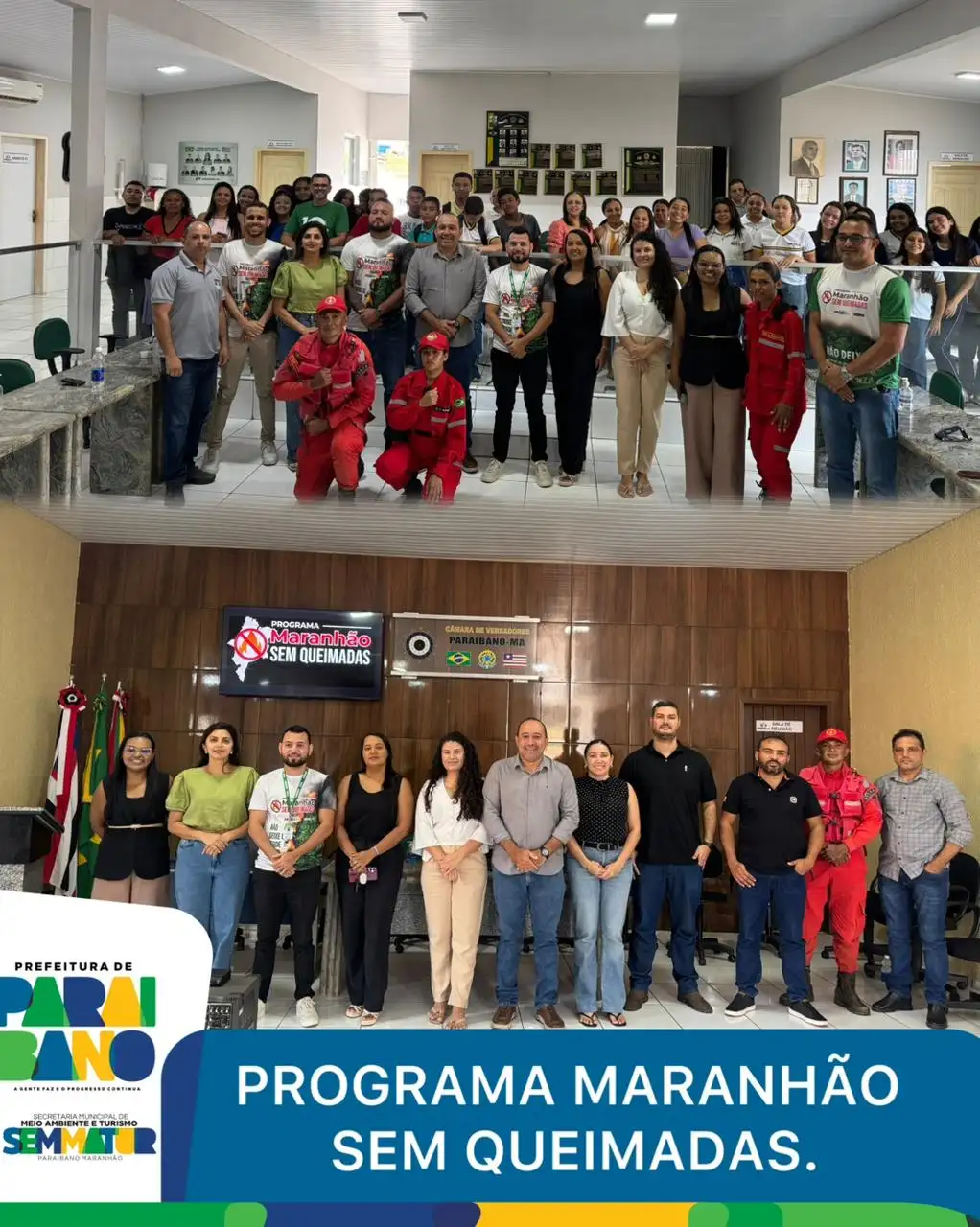 Foto 4 – Prefeitura de Paraibano, em parceria com o Governo do Maranhão,realizou ação do Programa Maranhão Sem Queimadas.