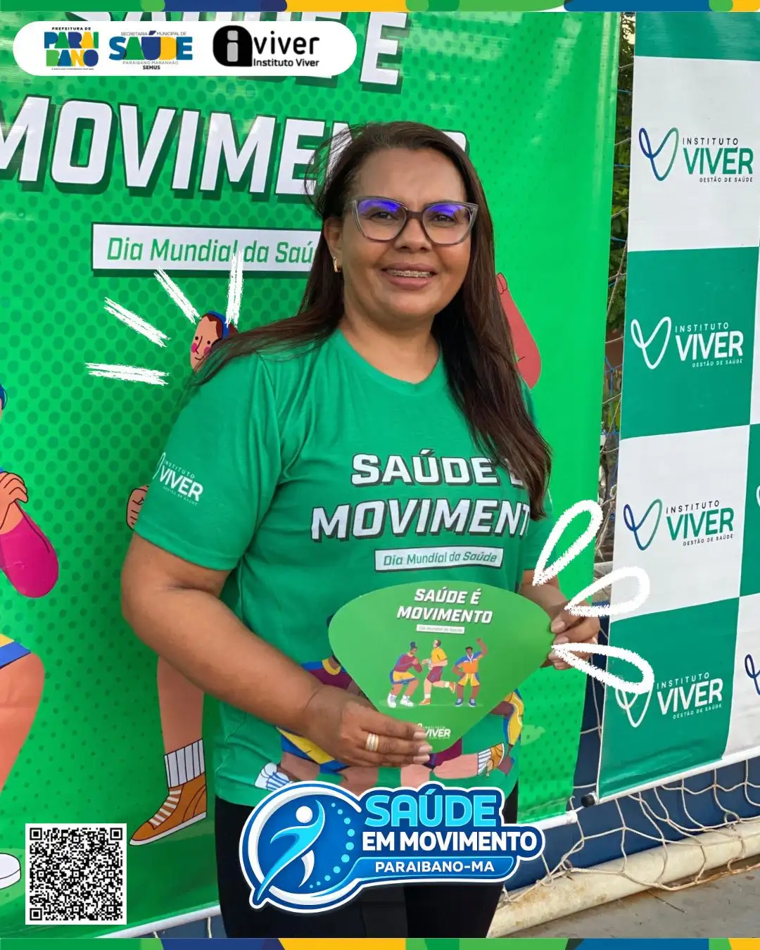 Foto 2 – Prefeitura de Paraibano realiza ação Saúde é Movimento em parceria com o Instituto Viver.
