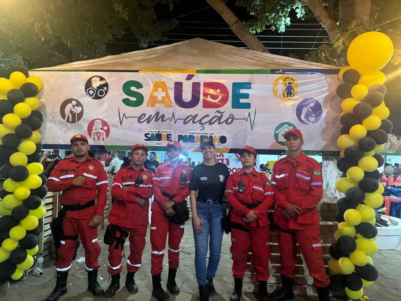 Foto 3 – Prefeitura de Paraibano garante segurança na 37ª vaquejada de Paraibano com Bombeiros Civis.
