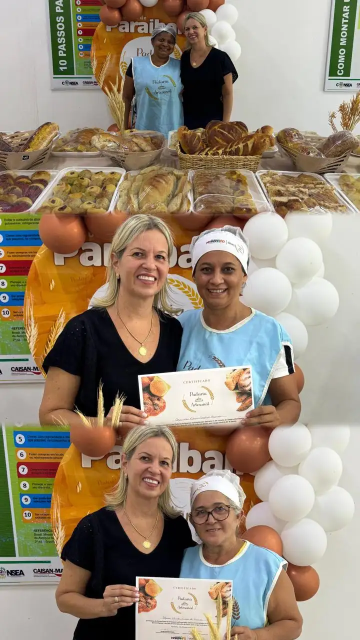 Foto 6 – Prefeitura de Paraibano, em parceria com o Governo do Estado do Maranhão e a CAISAN-MA, realizou o Curso de Panificação