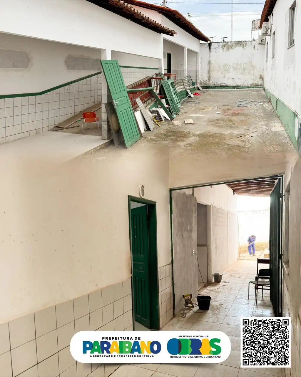 Foto 3 – Mais uma obra que demonstra o cuidado da gestão com a educação pública.