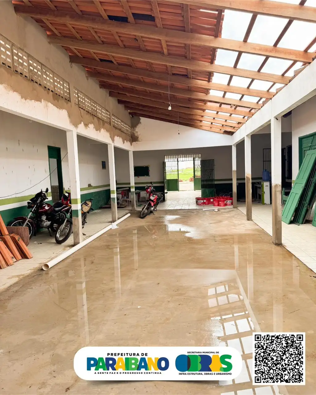 Foto 2 – Mais uma obra que demonstra o cuidado da gestão com a educação pública.