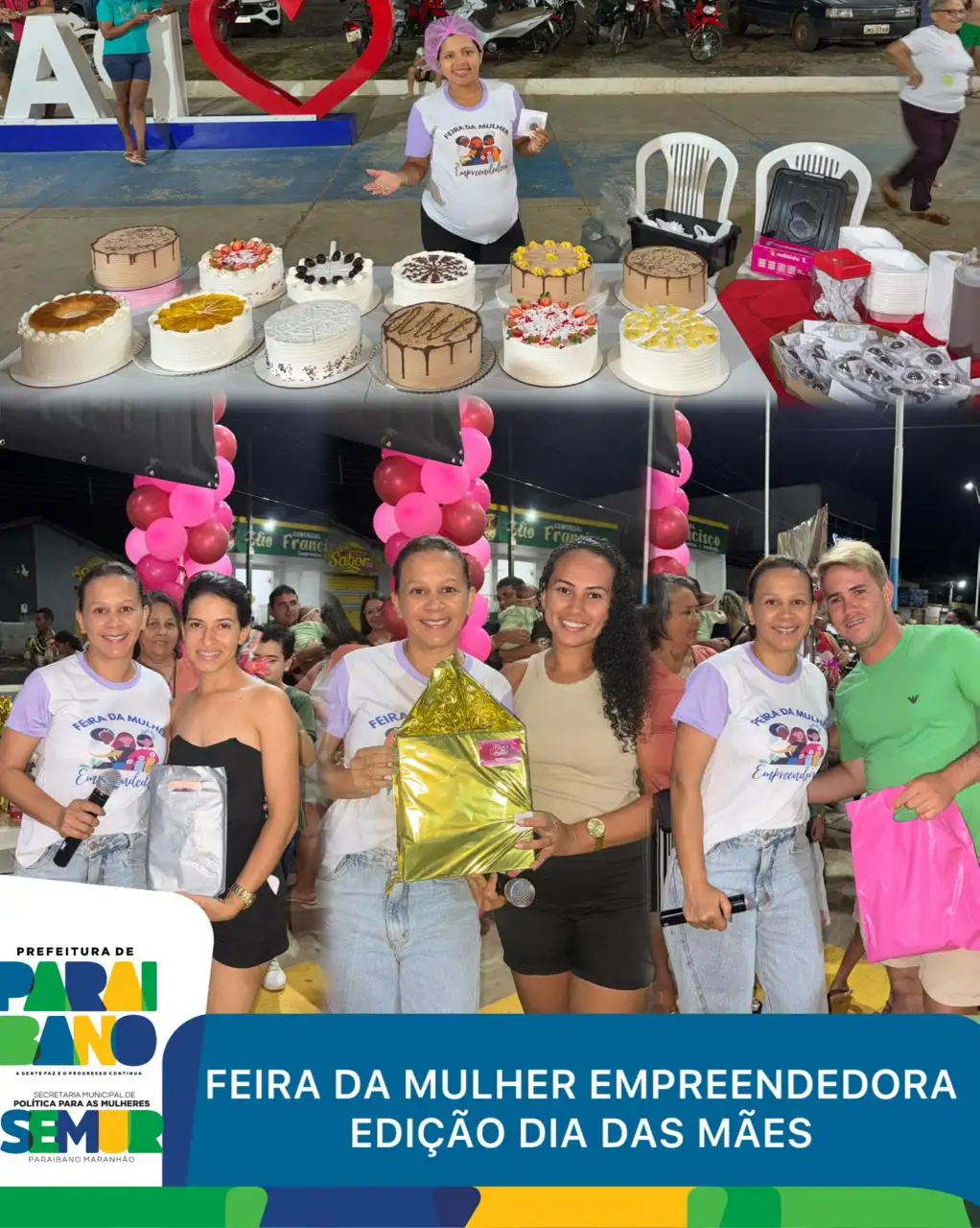 Foto 5 – Prefeitura realizou mais uma edição da Feira da Mulher Empreendedor em Paraibano, especial de Dia das Mães.