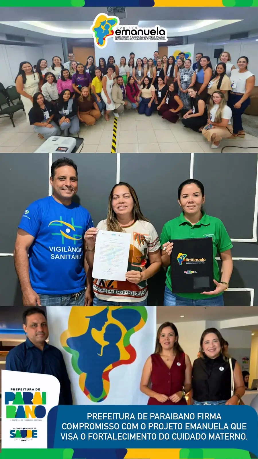 Prefeitura participou da imersão do Projeto Emanuela com representantes locais.