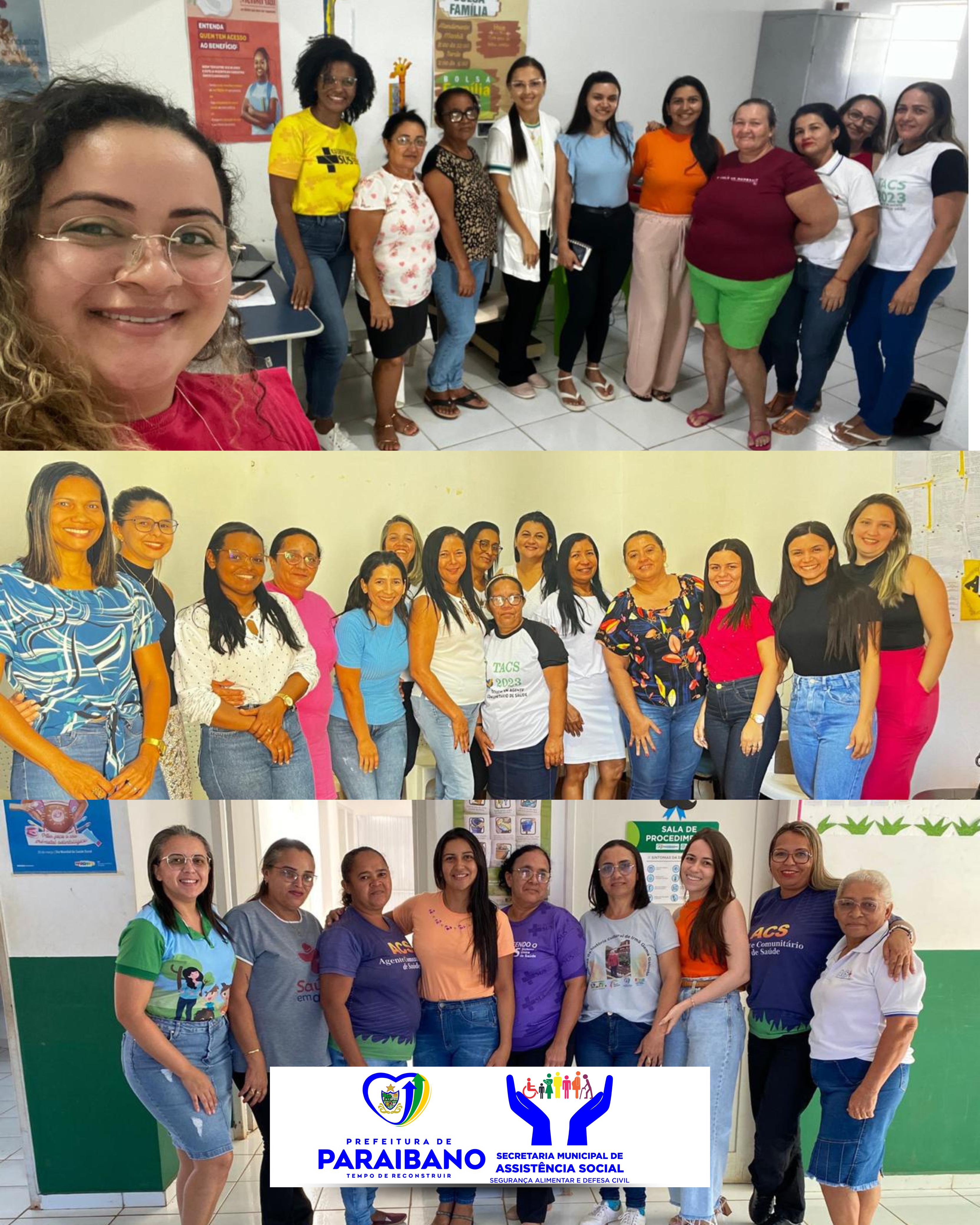 Foto 1 – Prefeitura de Paraibano, através da Secretaria de Assistência Social, vem realizando o Projeto Intersetorial "Fortalecendo a Rede" nas Unidades Básicas de Saúde (UBS).