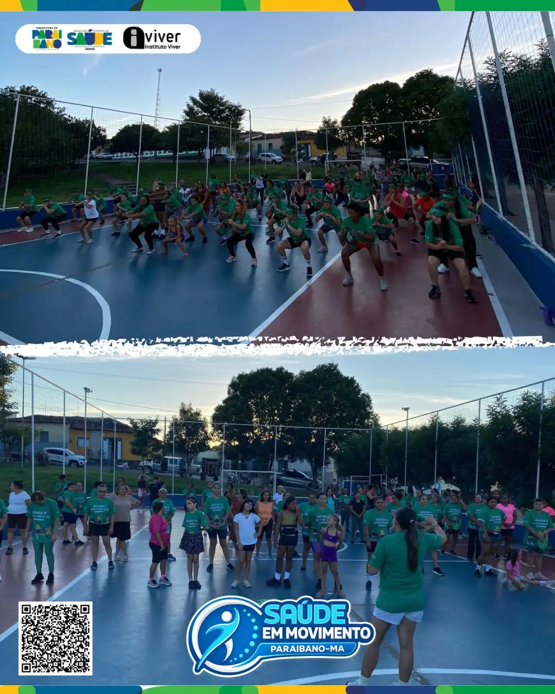 Foto 3 – Prefeitura de Paraibano realiza ação Saúde é Movimento em parceria com o Instituto Viver.
