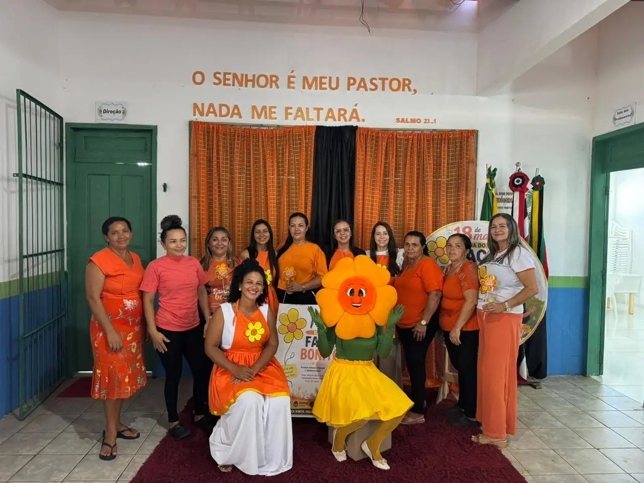 Foto 6 – A campanha Faça Bonito foi realizada nas escolas da rede municipal de Paraibano.