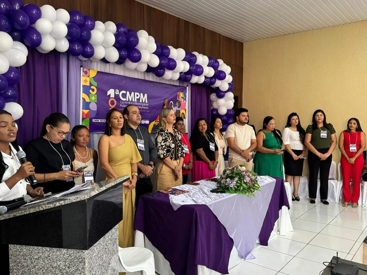 Foto 5 – Prefeitura de Paraibano realizou a 1ª Conferência Municipal de Políticas Públicas para as Mulheres.
