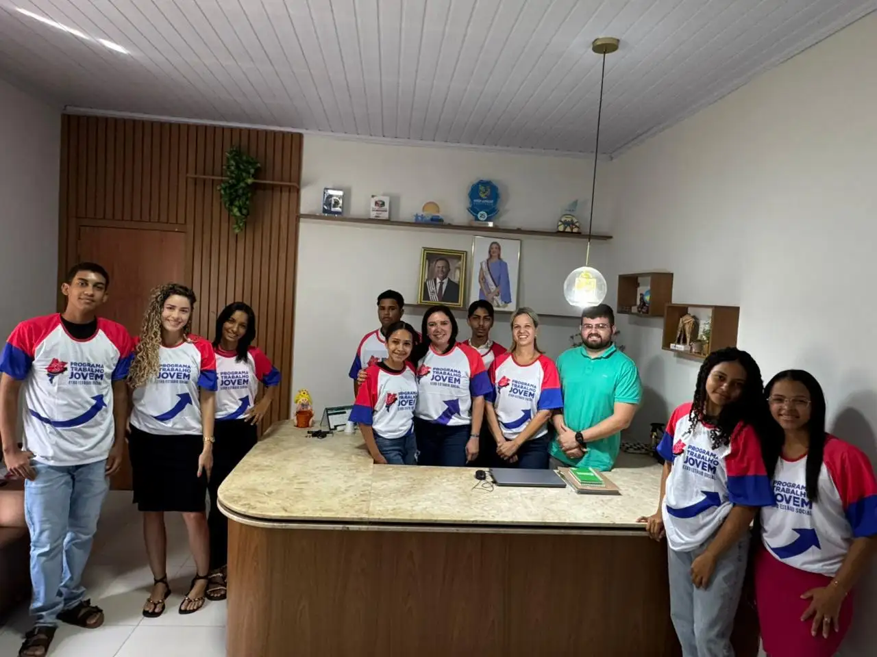 Foto 4 – Prefeitura de Paraibano realiza importante reunião com os jovens e o coordenador estadual do Programa Trabalho Jovem.