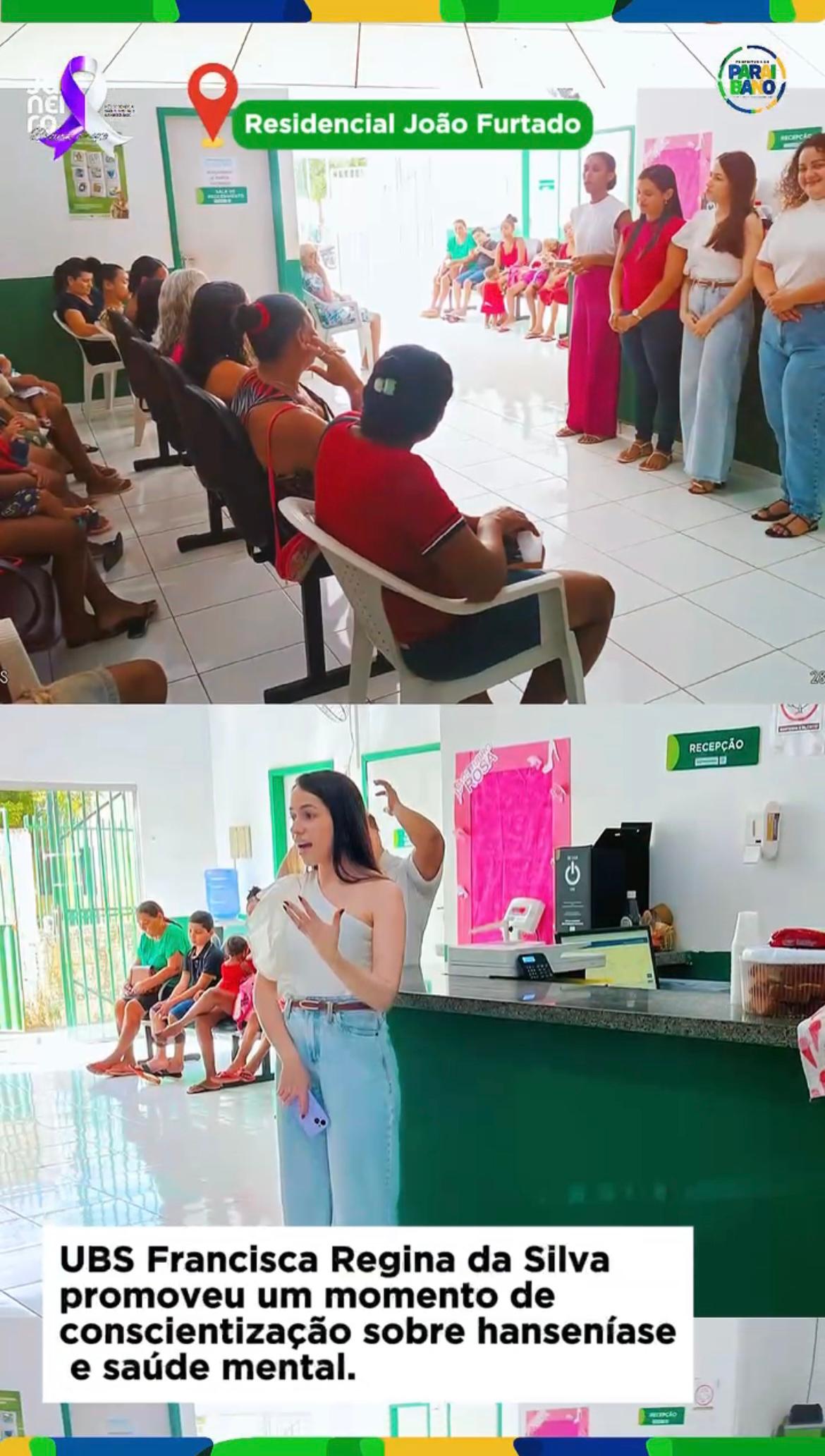 Foto 1 – Prefeitura de Paraibano realiza Ação de Conscientização na UBS Francisca Regina.