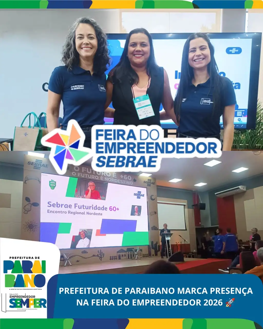 Prefeitura de Paraibano, através da Sala do Empreendedor, participou da Feira do Empreendedor 2026.