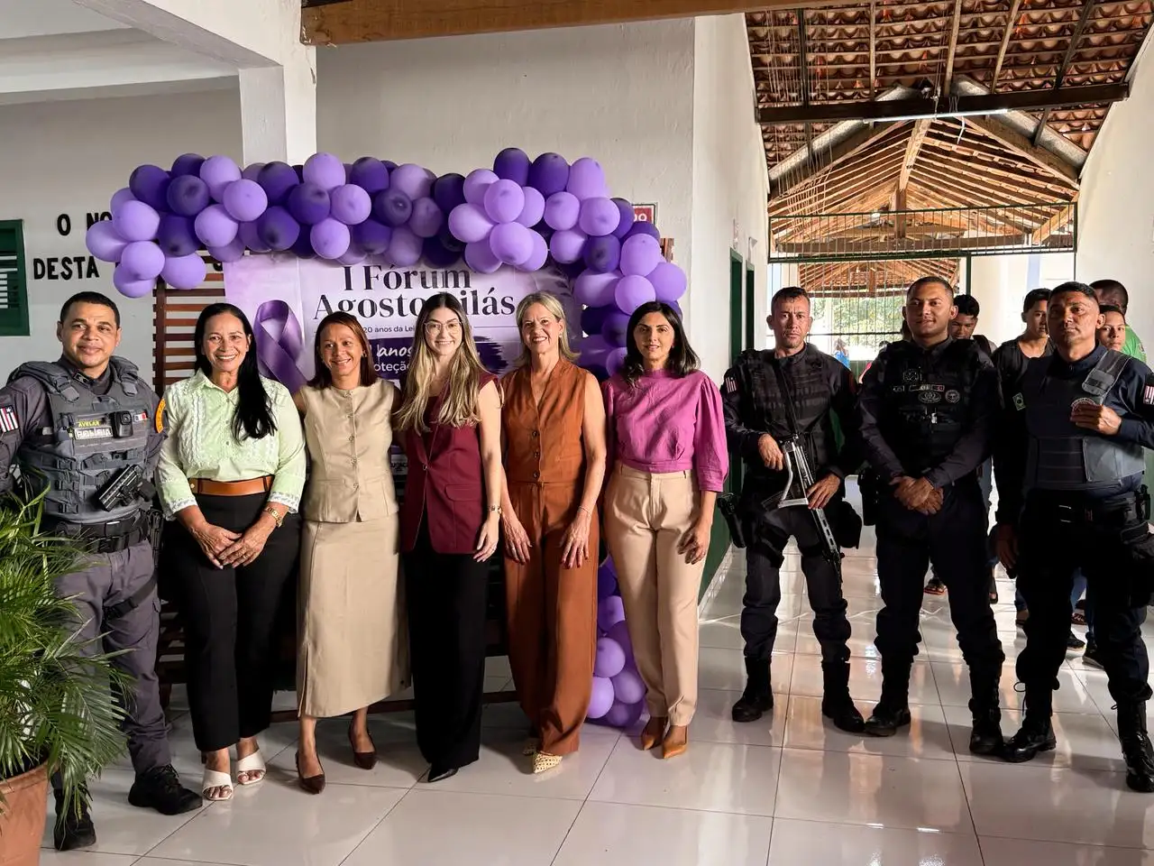 Foto 5 – Prefeitura Municipal de Paraibano realizou o I Fórum Agosto Lilás em alusão aos 20 anos da Lei Maria da Penha.