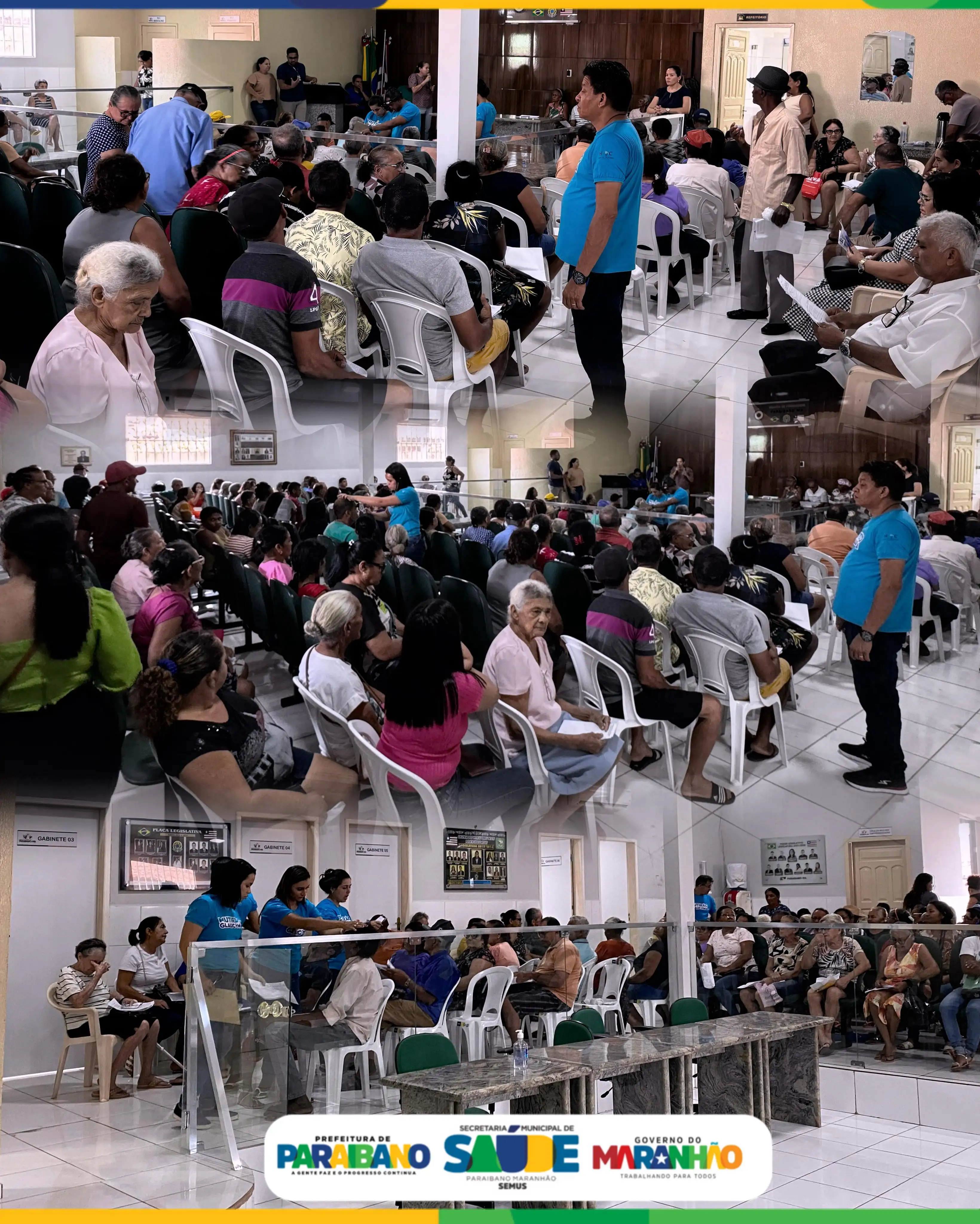 Foto 1 – Prefeitura de Paraibano, em parceria com o governo do Estado, realiza mais uma edição do Mutirão do Glaucoma