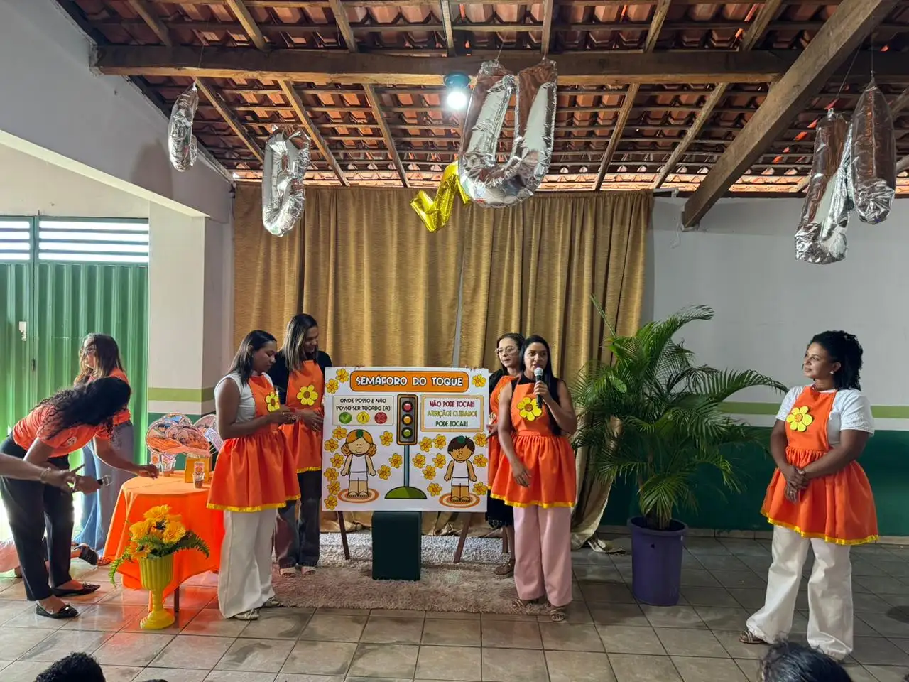 Foto 5 – A campanha Faça Bonito foi realizada nas escolas da rede municipal de Paraibano.