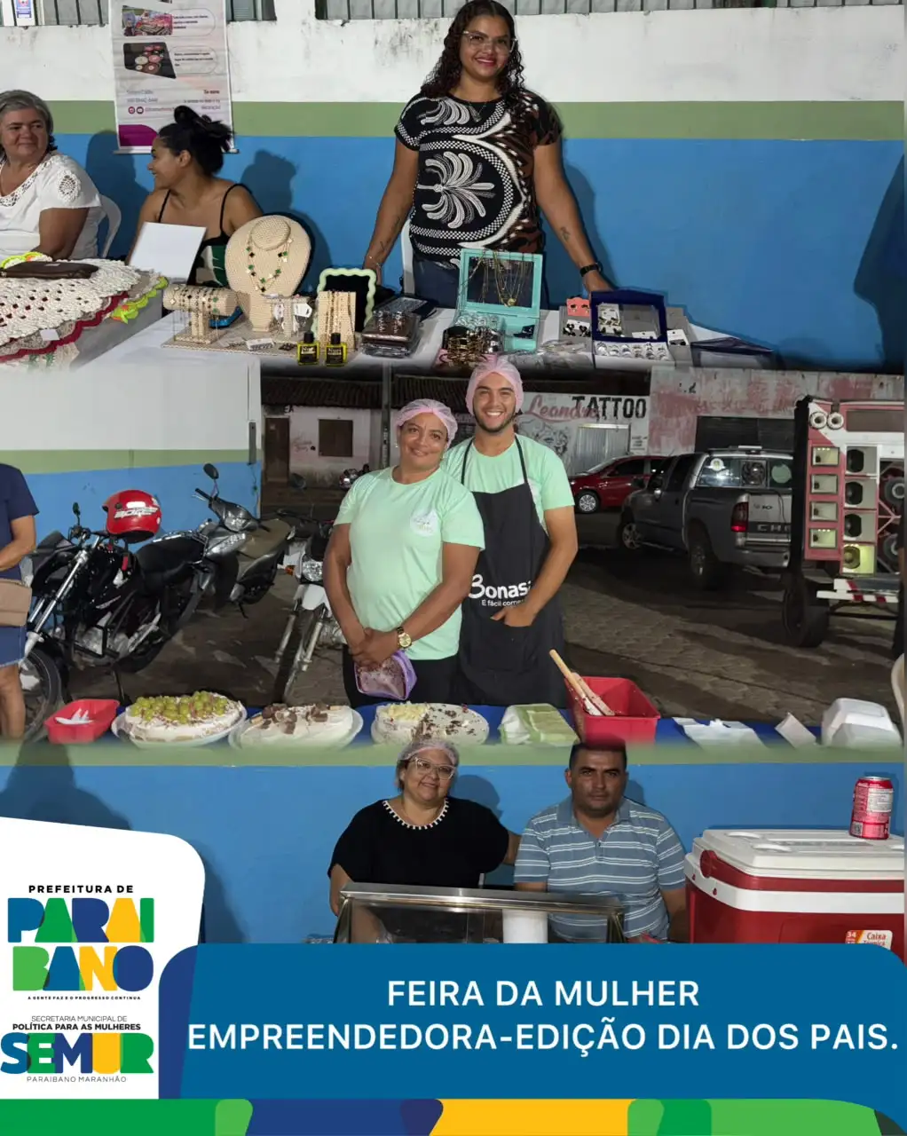 Foto 2 – Prefeitura de Paraibano, por meio da Secretaria da Mulher, realizou a Feira da Mulher Empreendedora-Edição Dia dos Pais.