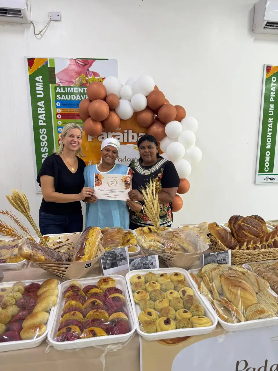 Foto 5 – Prefeitura de Paraibano, em parceria com o Governo do Estado do Maranhão e a CAISAN-MA, realizou o Curso de Panificação