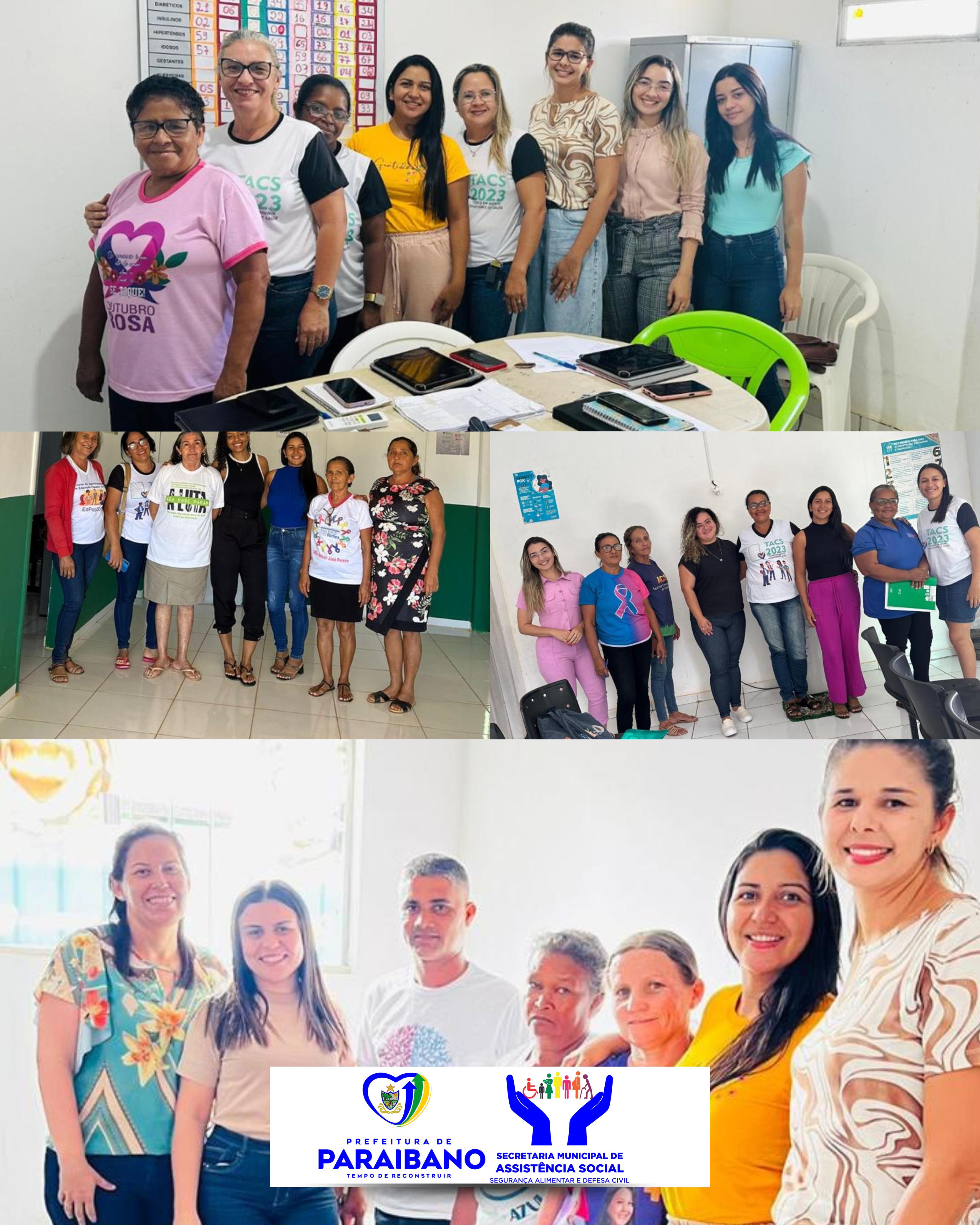 Foto 2 – Prefeitura de Paraibano, através da Secretaria de Assistência Social, vem realizando o Projeto Intersetorial "Fortalecendo a Rede" nas Unidades Básicas de Saúde (UBS).