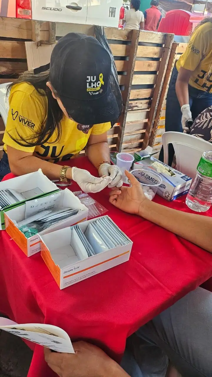 Foto 3 – Prefeitura realizou uma importante ação da campanha Julho Amarelo na 37ª Vaquejada de Paraibano.