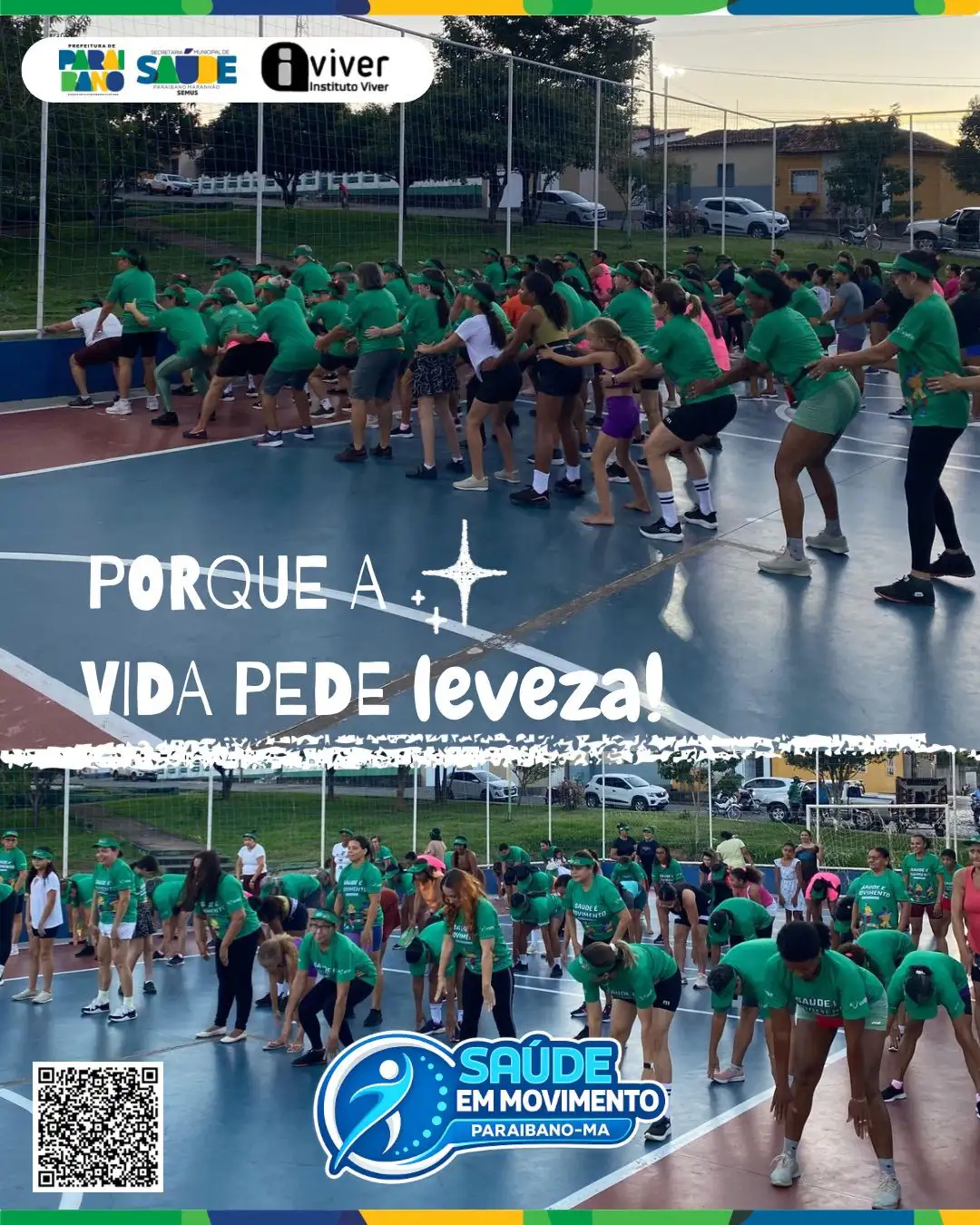 Foto 10 – Prefeitura de Paraibano realiza ação Saúde é Movimento em parceria com o Instituto Viver.