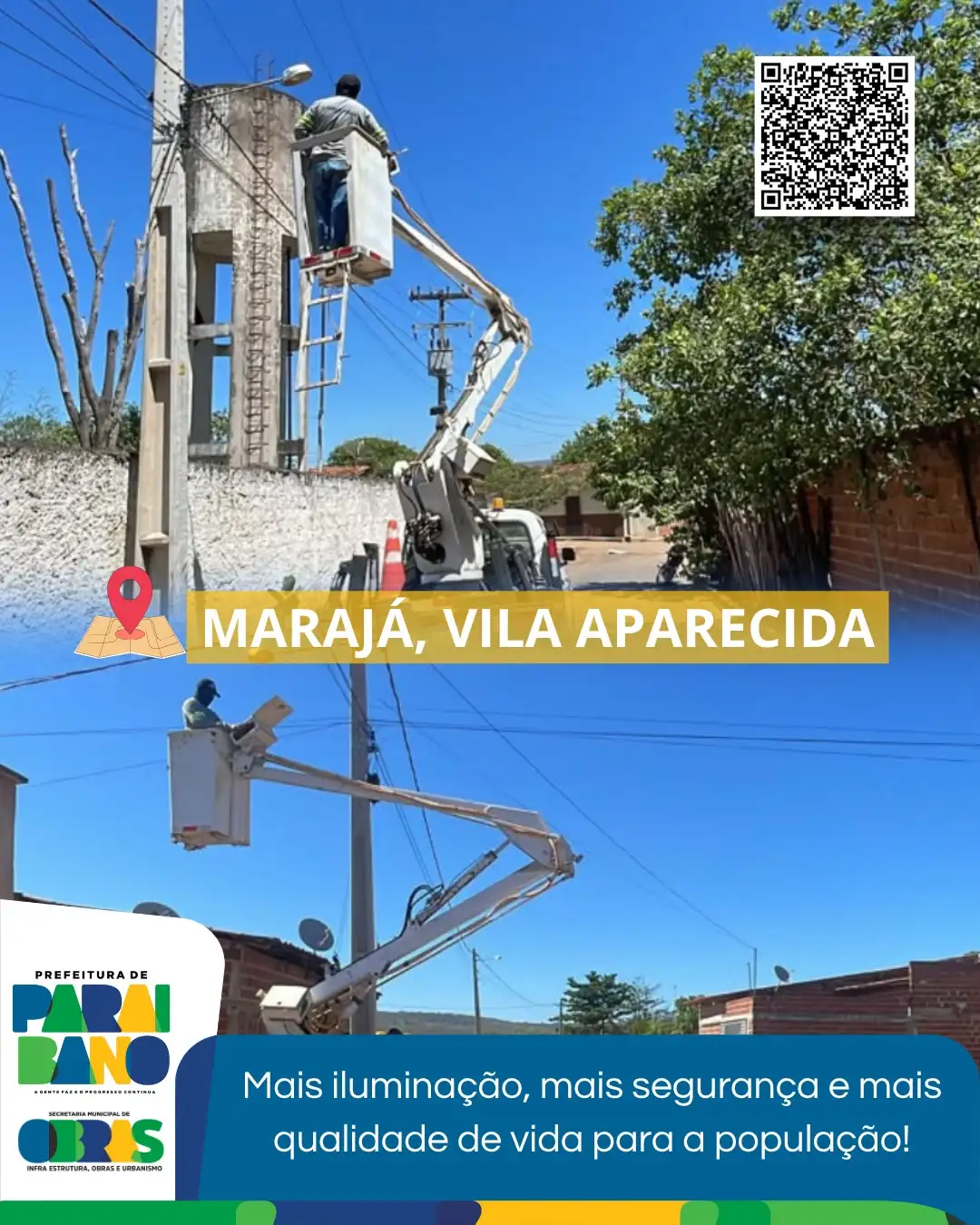 Foto 2 – Governo Municipal, segue trabalhando para levar mais segurança, conforto e qualidade de vida à população de Paraibano.