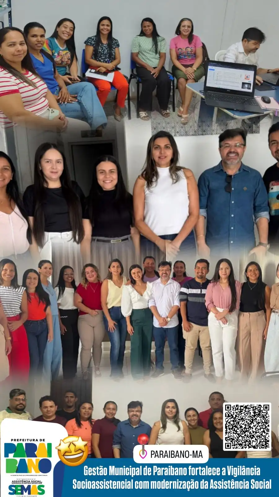 Gestão Municipal de Paraibano fortalece a Vigilância Socioassistencial com modernização da Assistência Social