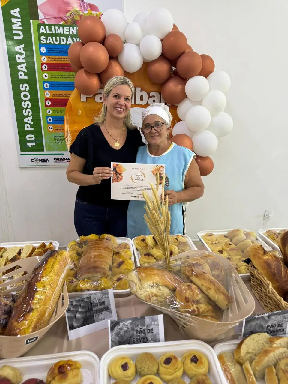 Foto 11 – Prefeitura de Paraibano, em parceria com o Governo do Estado do Maranhão e a CAISAN-MA, realizou o Curso de Panificação