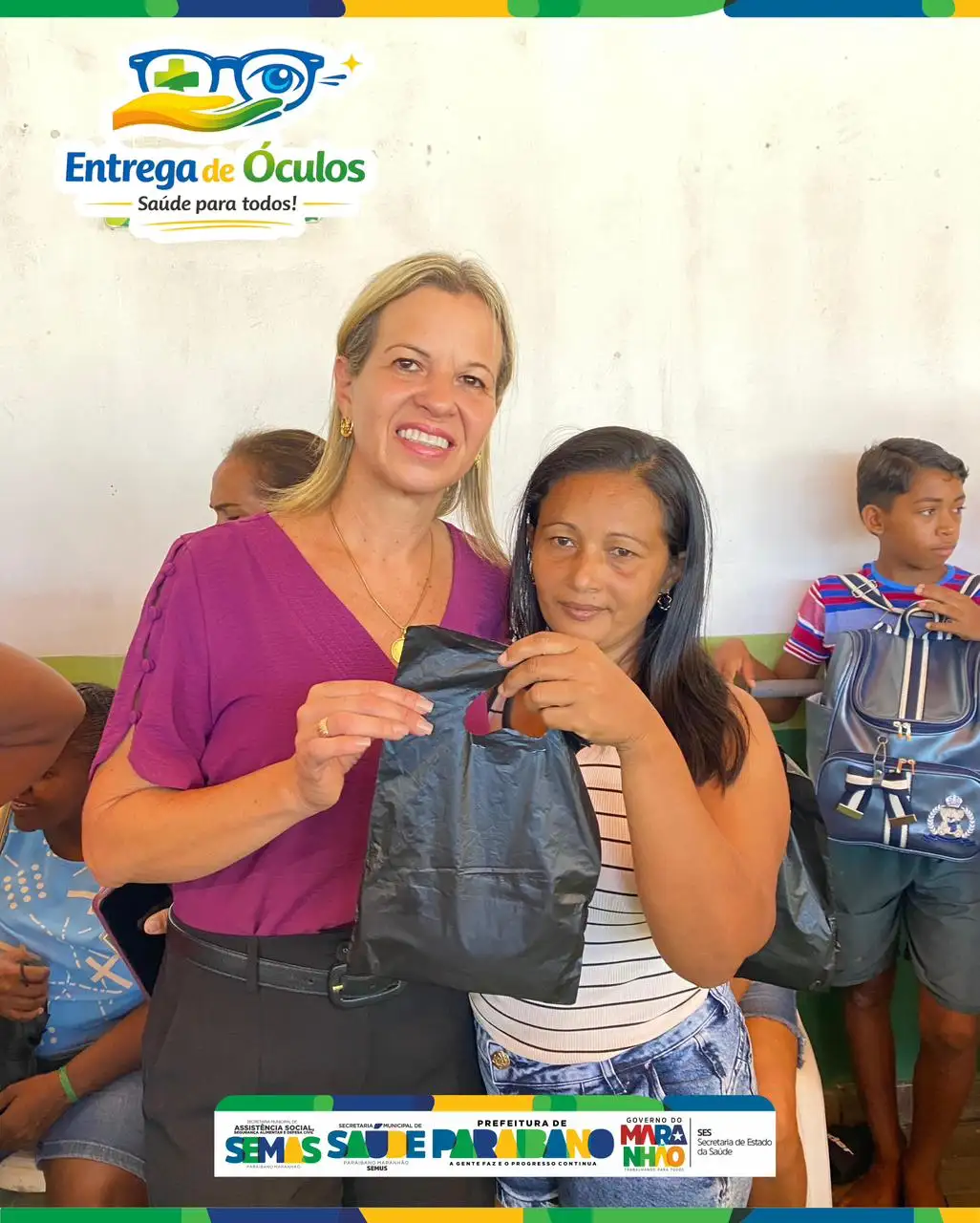 Foto 6 – Entrega de óculos garante mais qualidade de vida em Paraibano
