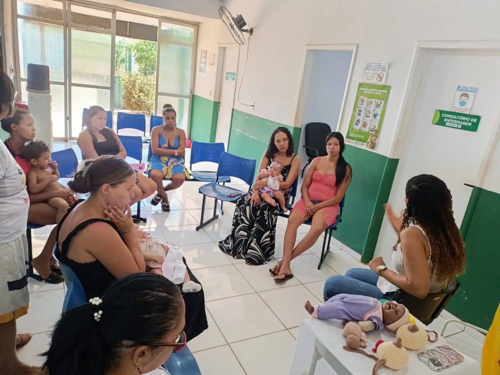Foto 2 – Secretaria Municipal de Saúde e da UBS do povoado Tabuleirão realiza roda de conversa sobre o Agosto Dourado.