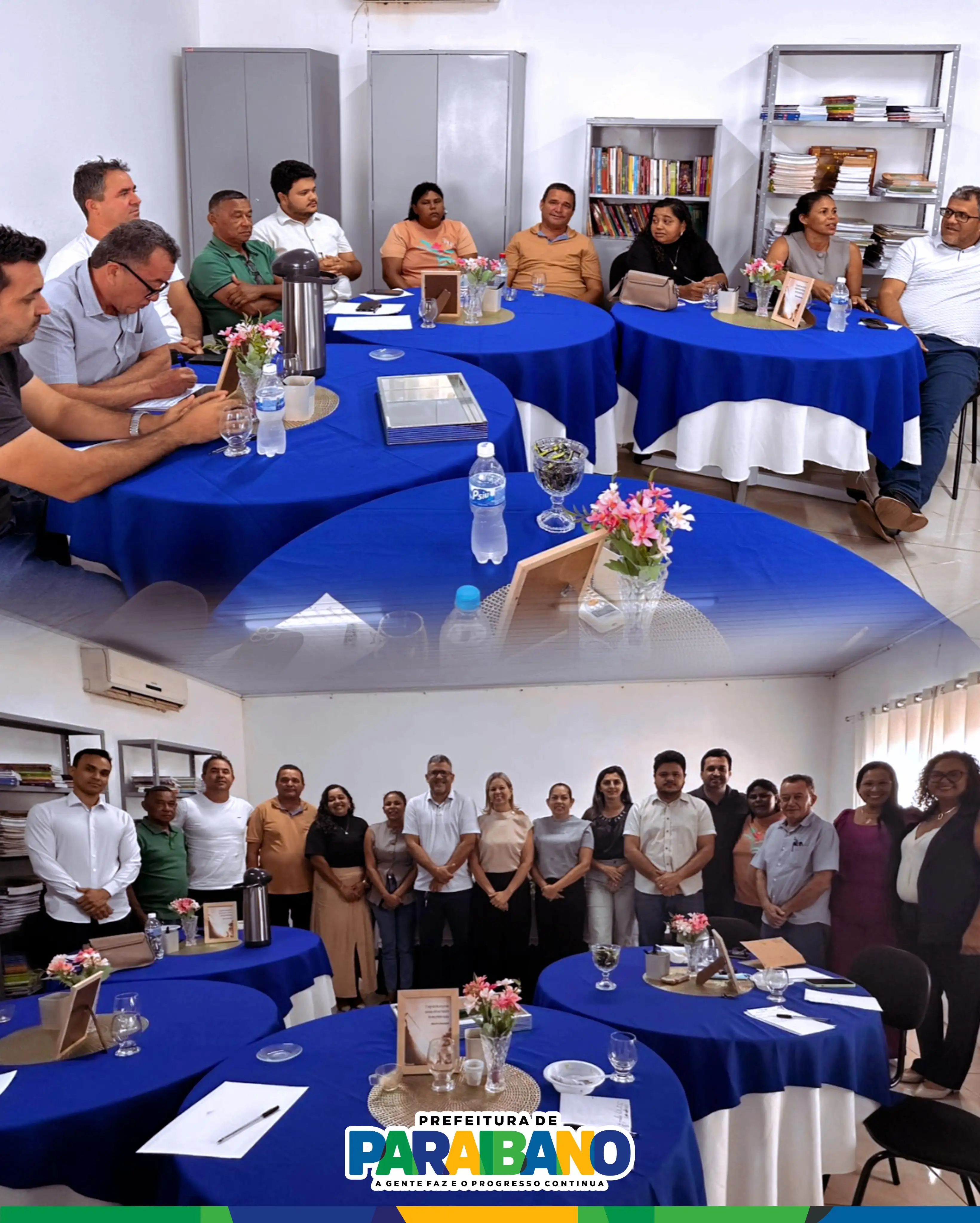 Prefeitura de Paraibano, realiza reunião com os secretários e vereadores do município.