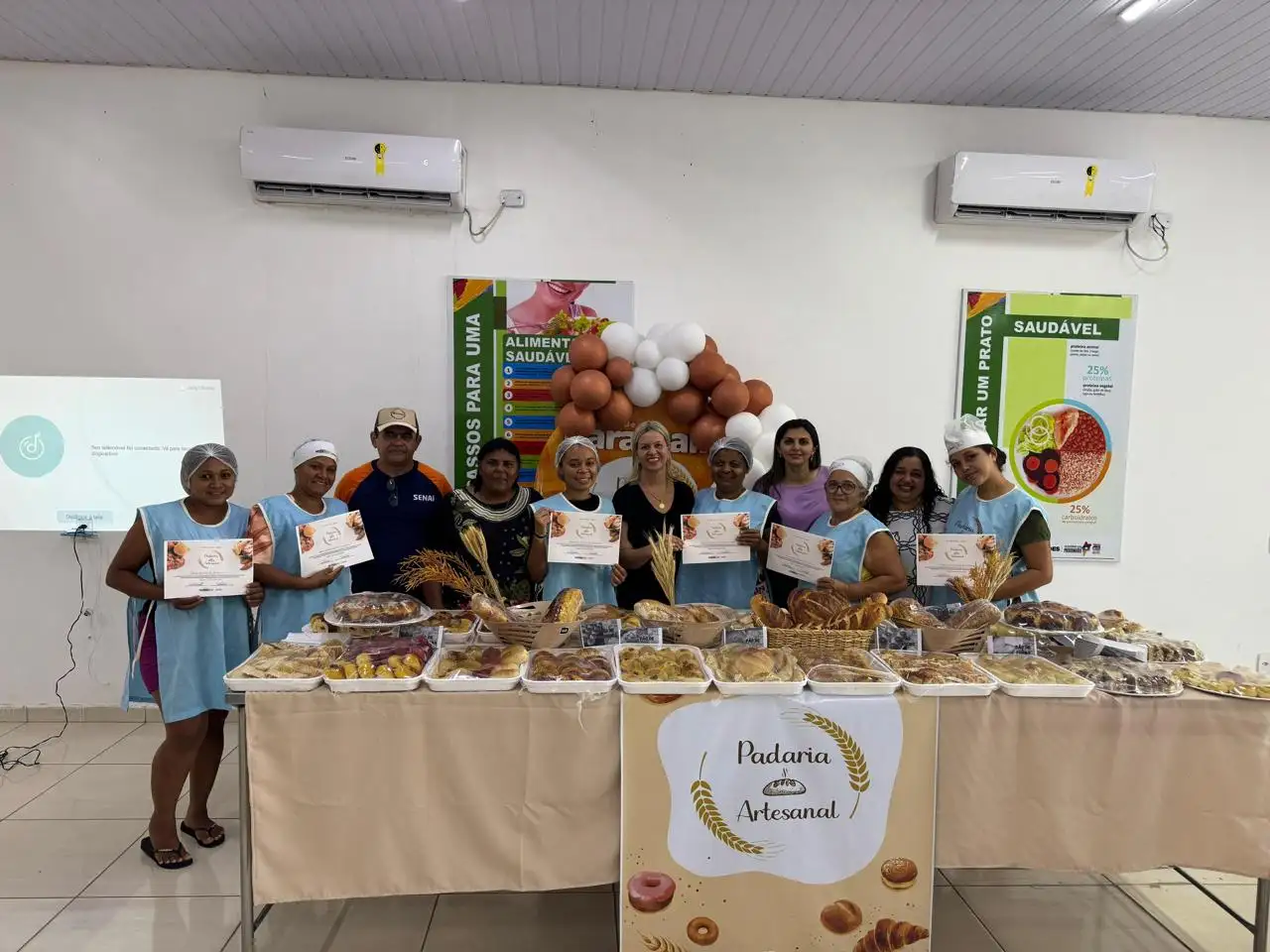 Foto 7 – Prefeitura de Paraibano, em parceria com o Governo do Estado do Maranhão e a CAISAN-MA, realizou o Curso de Panificação
