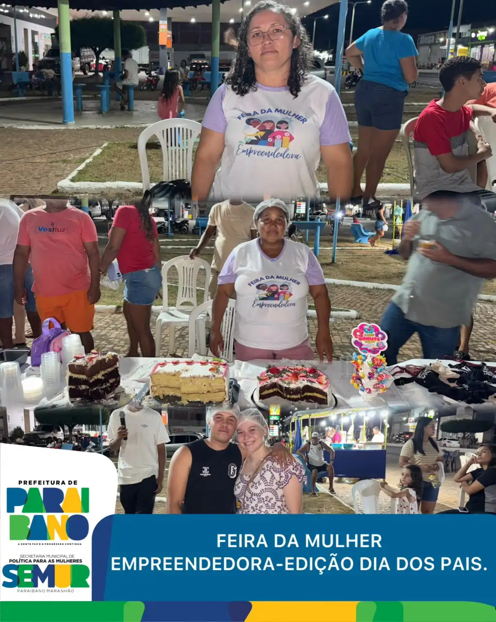 Foto 4 – Prefeitura de Paraibano, por meio da Secretaria da Mulher, realizou a Feira da Mulher Empreendedora-Edição Dia dos Pais.