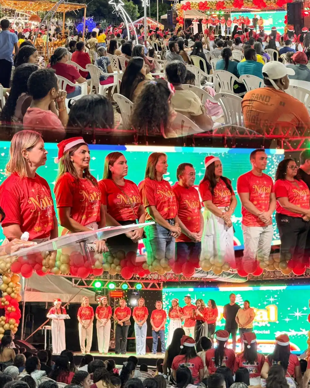 Foto 6 – Prefeitura de Paraibano realiza um momento especial com o Natal Luz da Assistência Social.