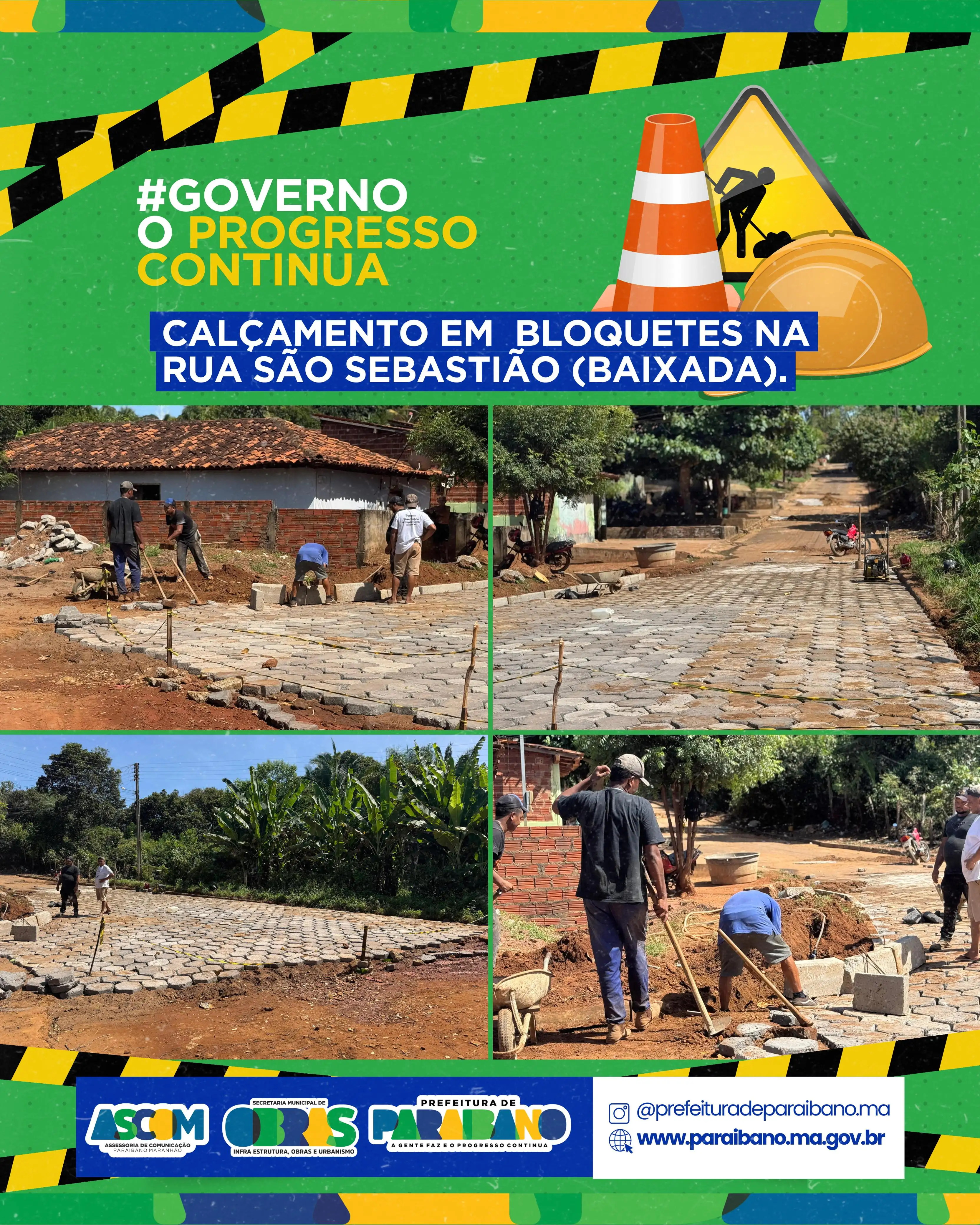 Prefeitura de Paraibano segue investindo em infraestrutura no municipio.