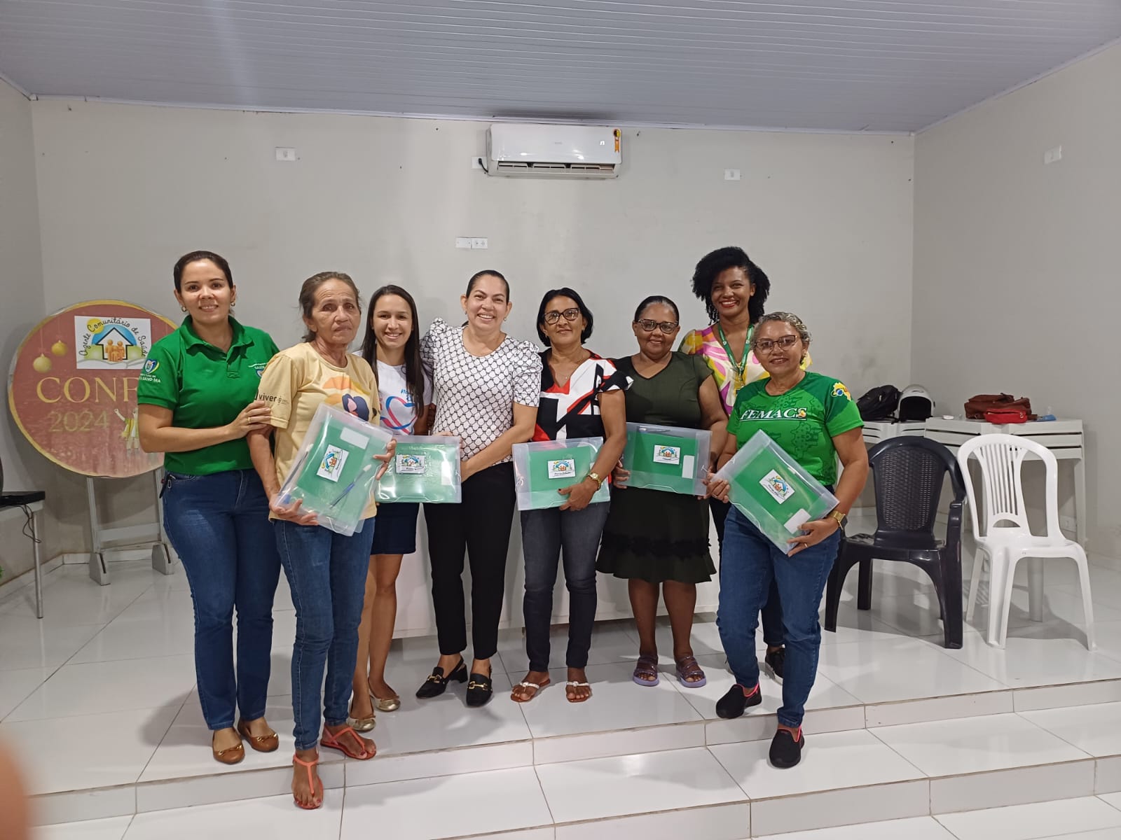 Foto 1 – Secretaria Municipal de Saúde realiza reunião com Agentes Comunitários de Saúde