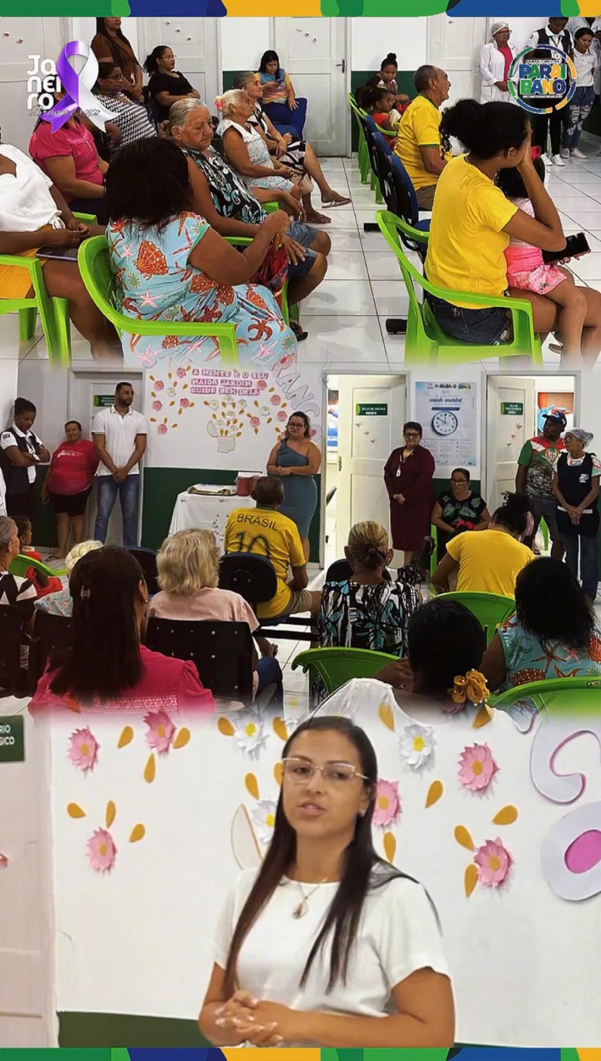 Foto 1 – Prefeitura de Paraibano realiza ação em alusão ao Janeiro Branco e Roxo.