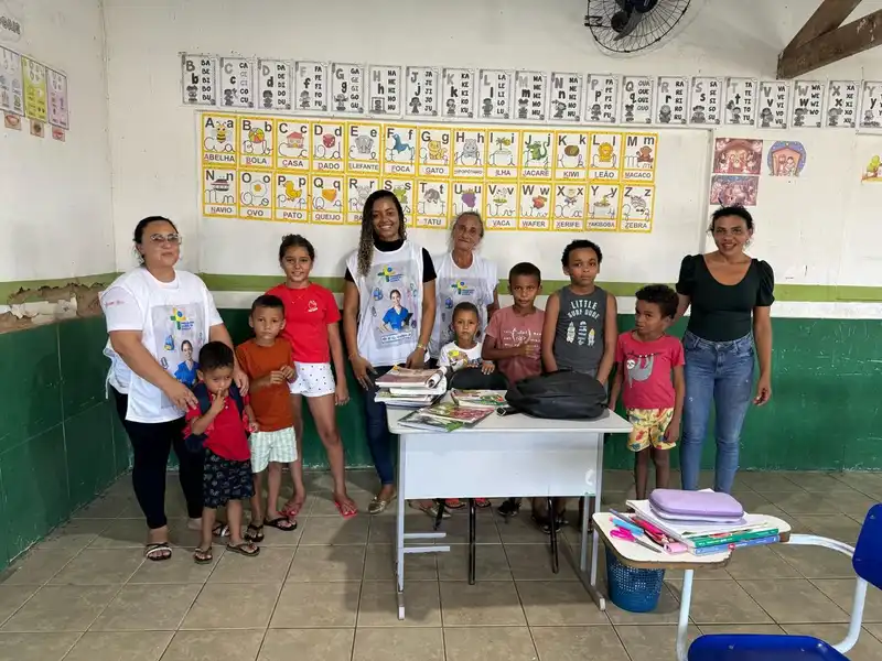 Foto 1 – Prefeitura de Paraibano promove ações do Programa Saúde na Escola pelas unidades de ensino municipais.