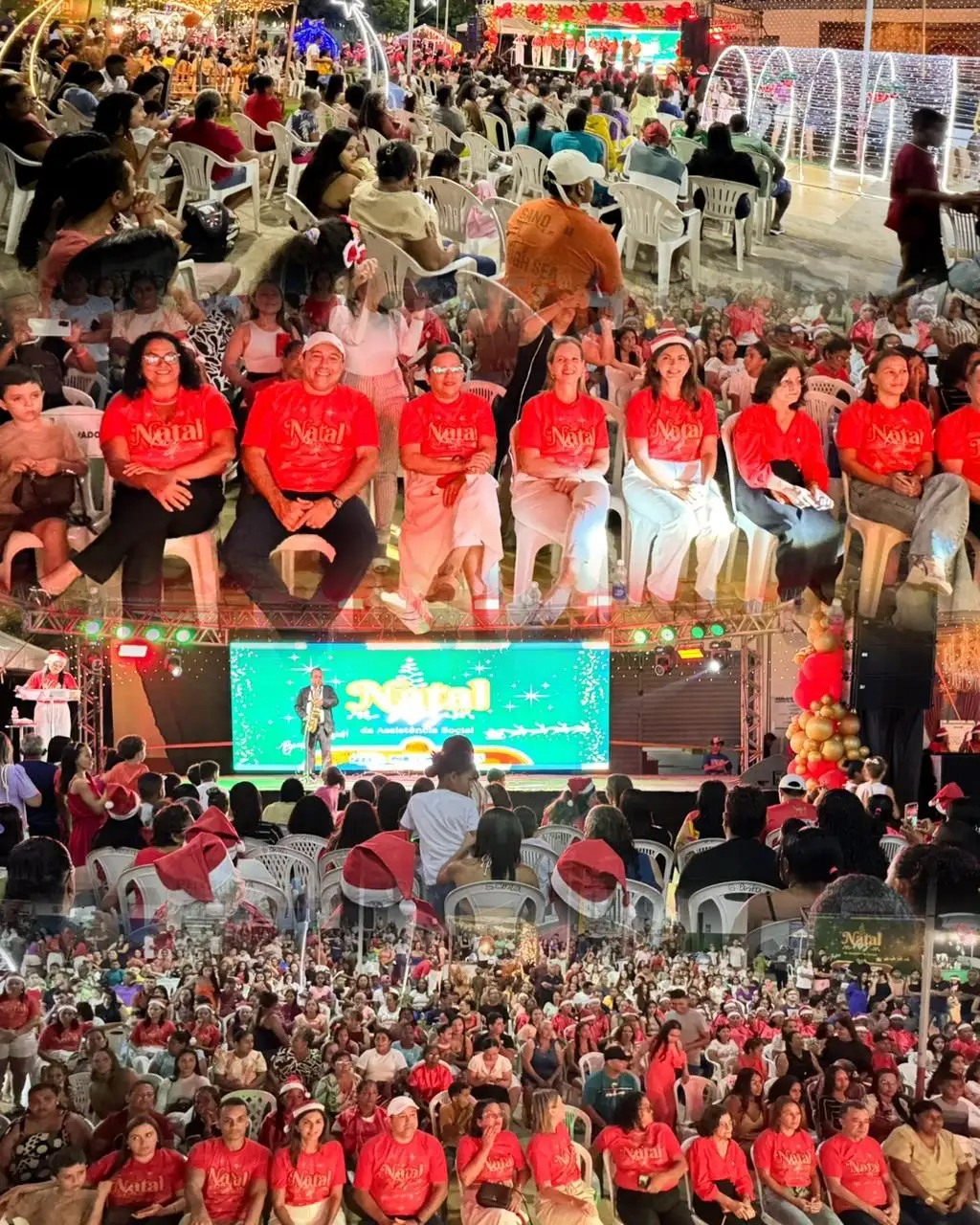 Foto 7 – Prefeitura de Paraibano realiza um momento especial com o Natal Luz da Assistência Social.