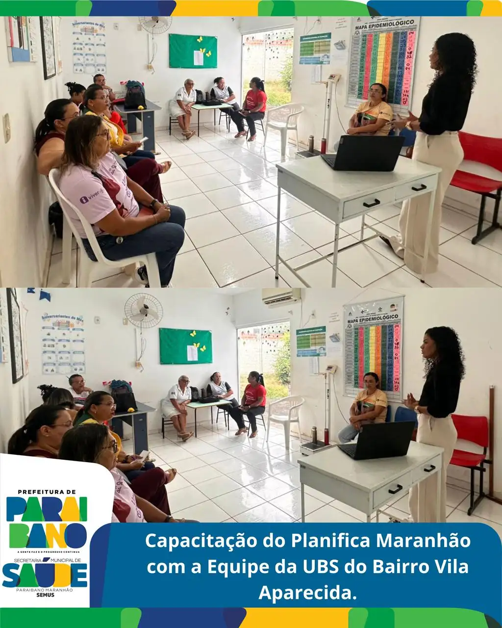 Foto 1 – Gestão Municipal realiza capacitação e fortalecimento da Atenção Primária!