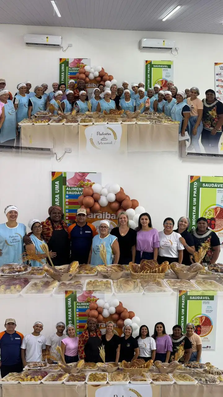 Foto 1 – Prefeitura de Paraibano, em parceria com o Governo do Estado do Maranhão e a CAISAN-MA, realizou o Curso de Panificação