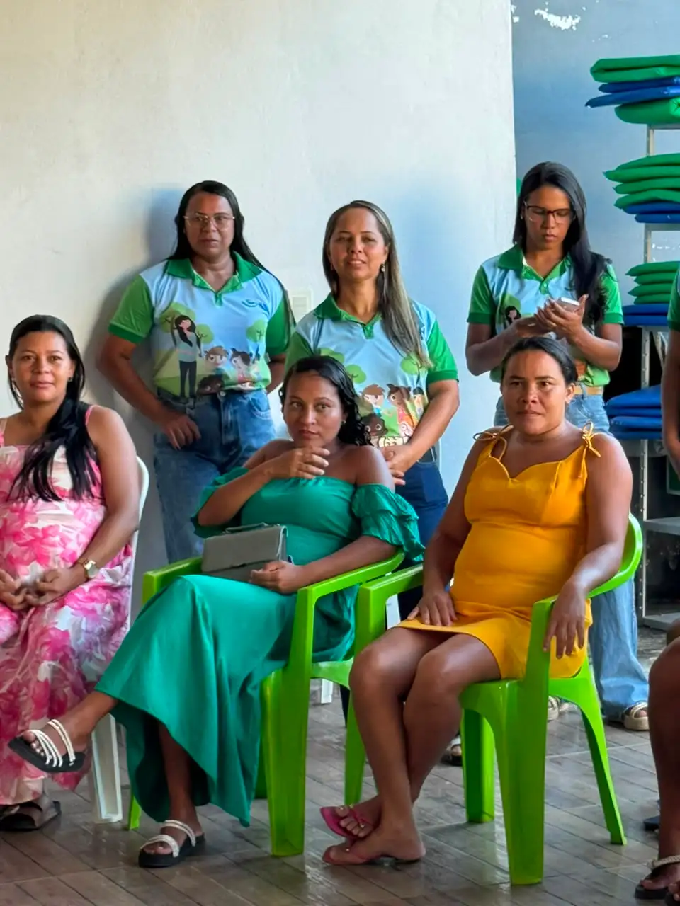 Foto 1 – Prefeitura de Paraibano, através da Secretaria de Assistência Social, realizou uma ação alusiva à campanha Agosto Verde