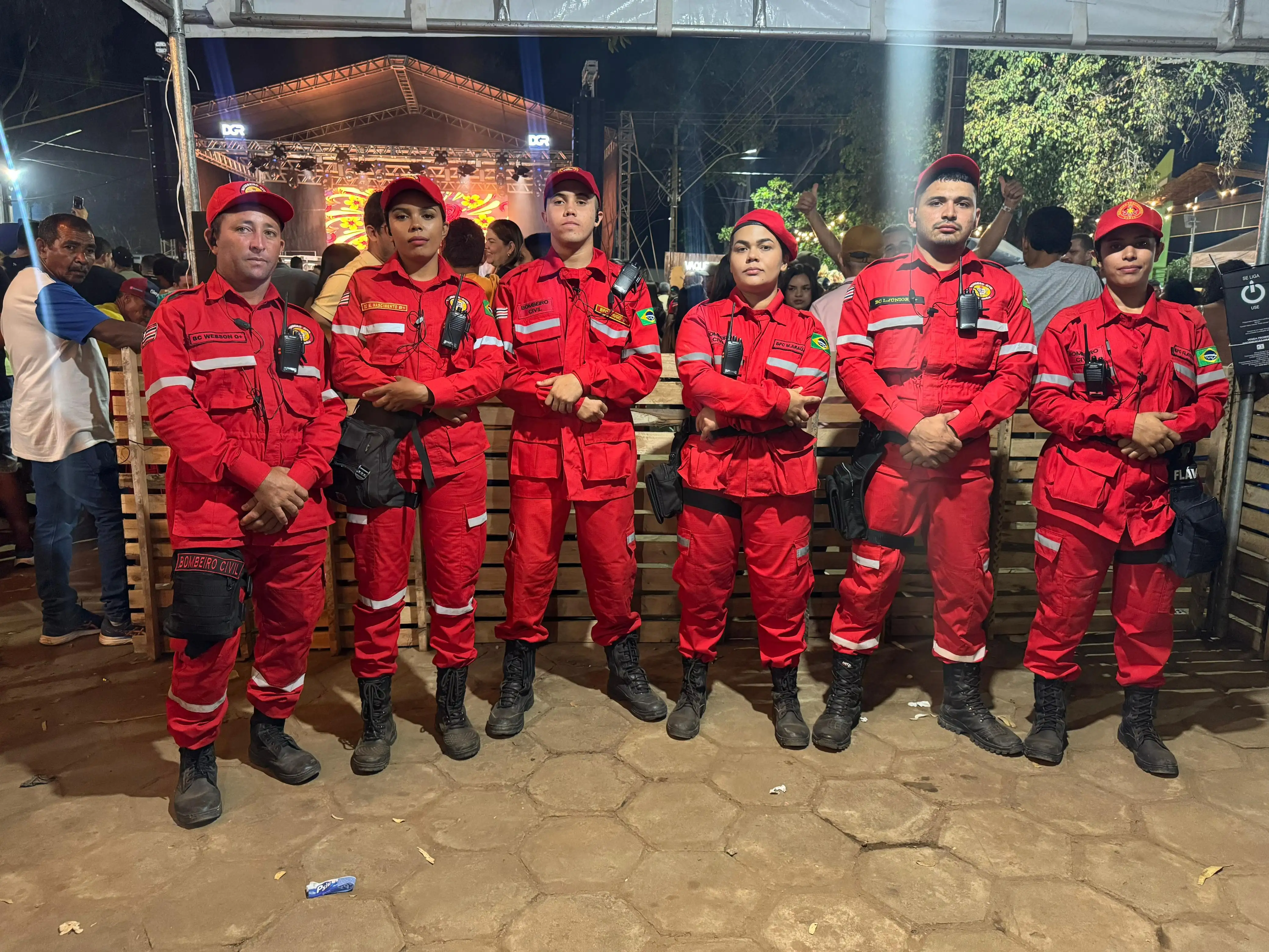 Foto 6 – Prefeitura de Paraibano garante segurança na 37ª vaquejada de Paraibano com Bombeiros Civis.