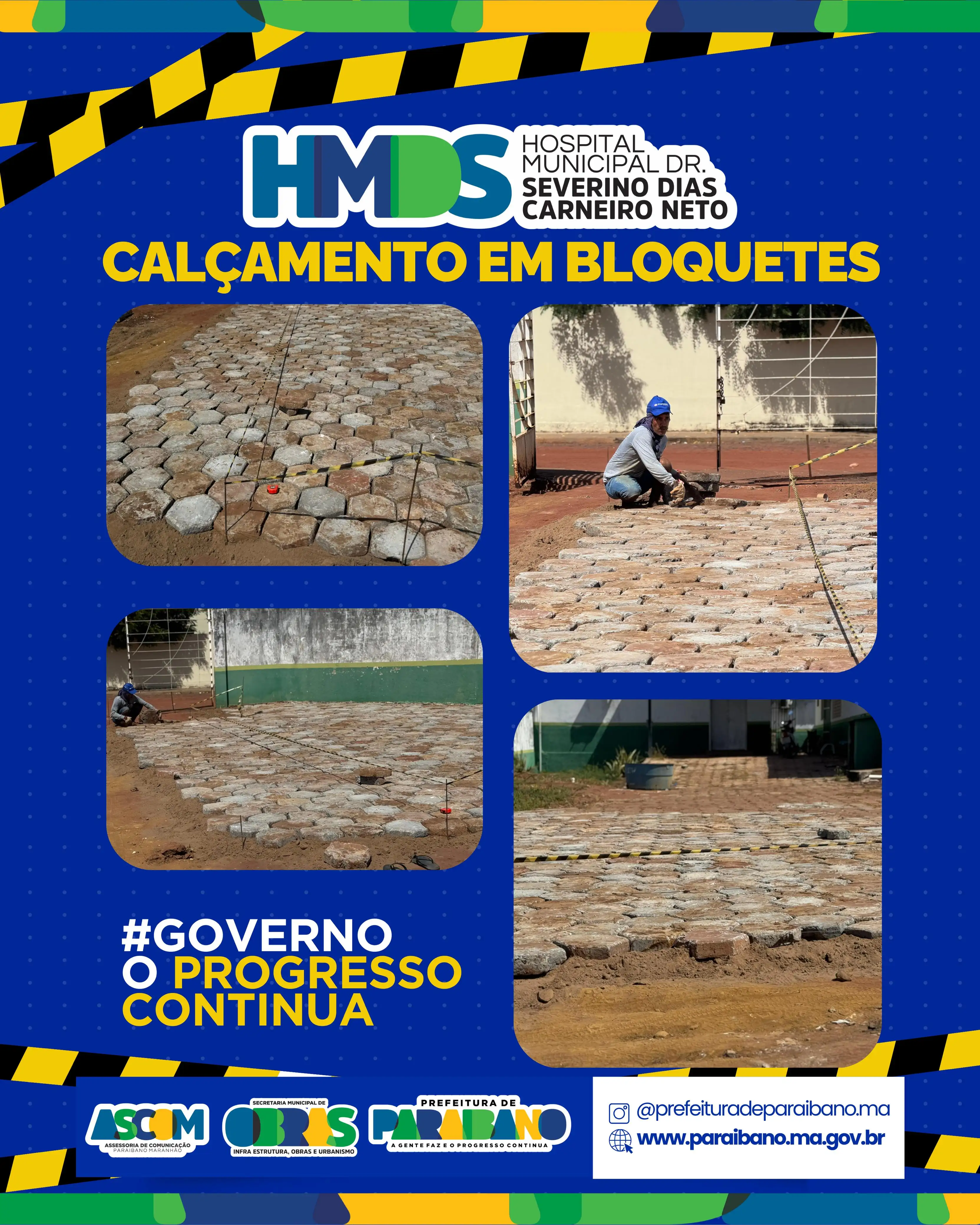 Prefeitura de Paraibano segue investindo em infraestrutura para oferecer mais conforto e segurança à população.
