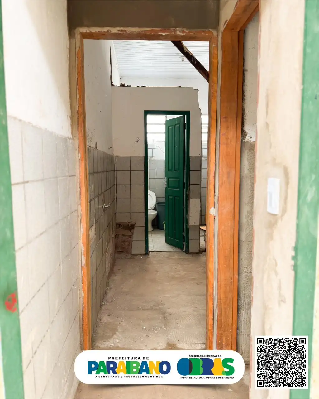 Foto 4 – Mais uma obra que demonstra o cuidado da gestão com a educação pública.
