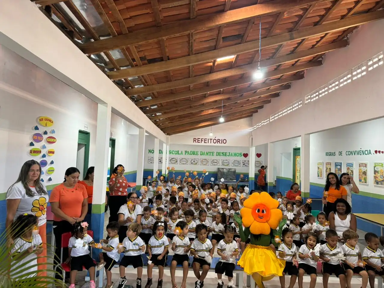 Foto 2 – A campanha Faça Bonito foi realizada nas escolas da rede municipal de Paraibano.