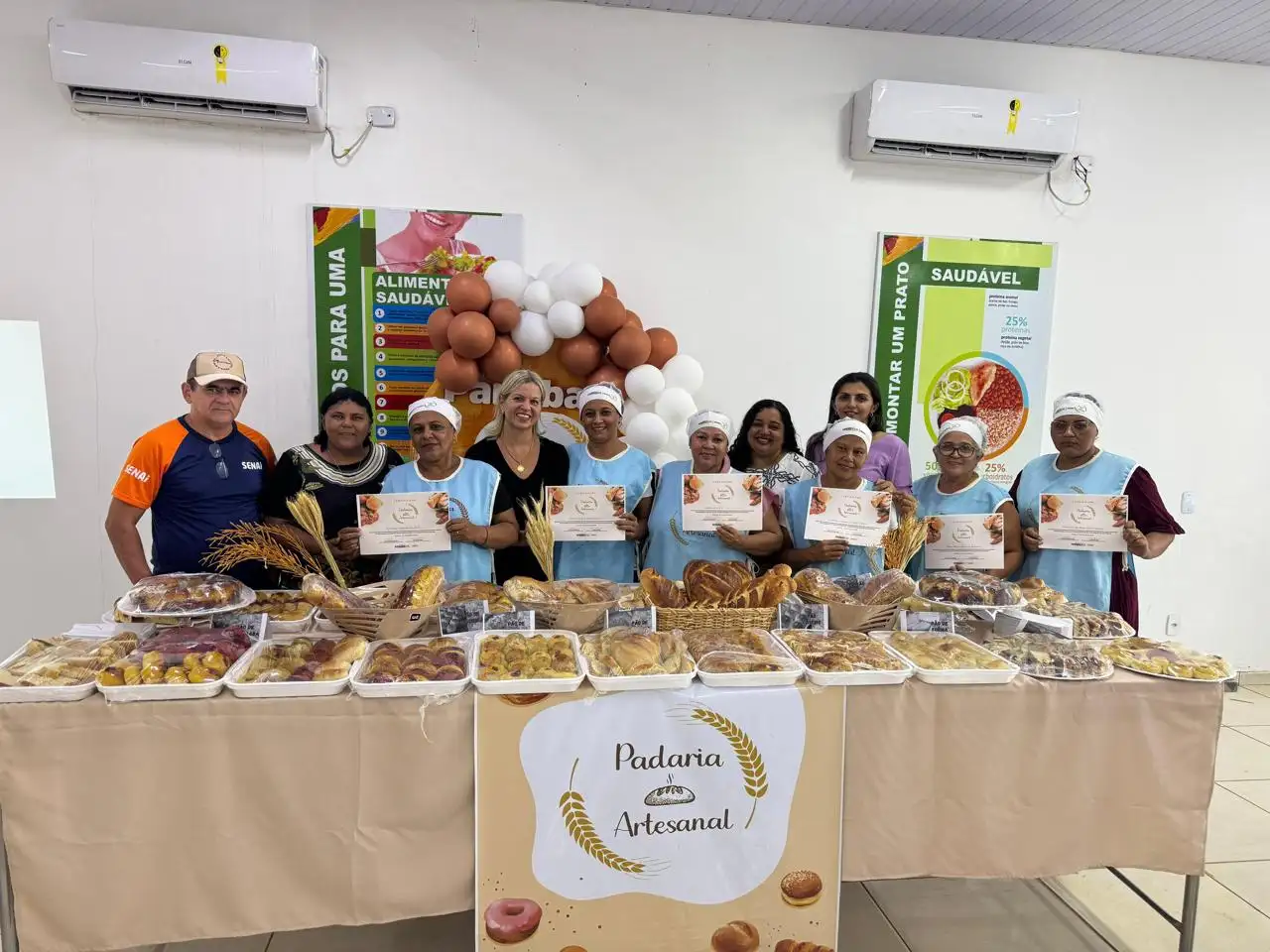 Foto 9 – Prefeitura de Paraibano, em parceria com o Governo do Estado do Maranhão e a CAISAN-MA, realizou o Curso de Panificação