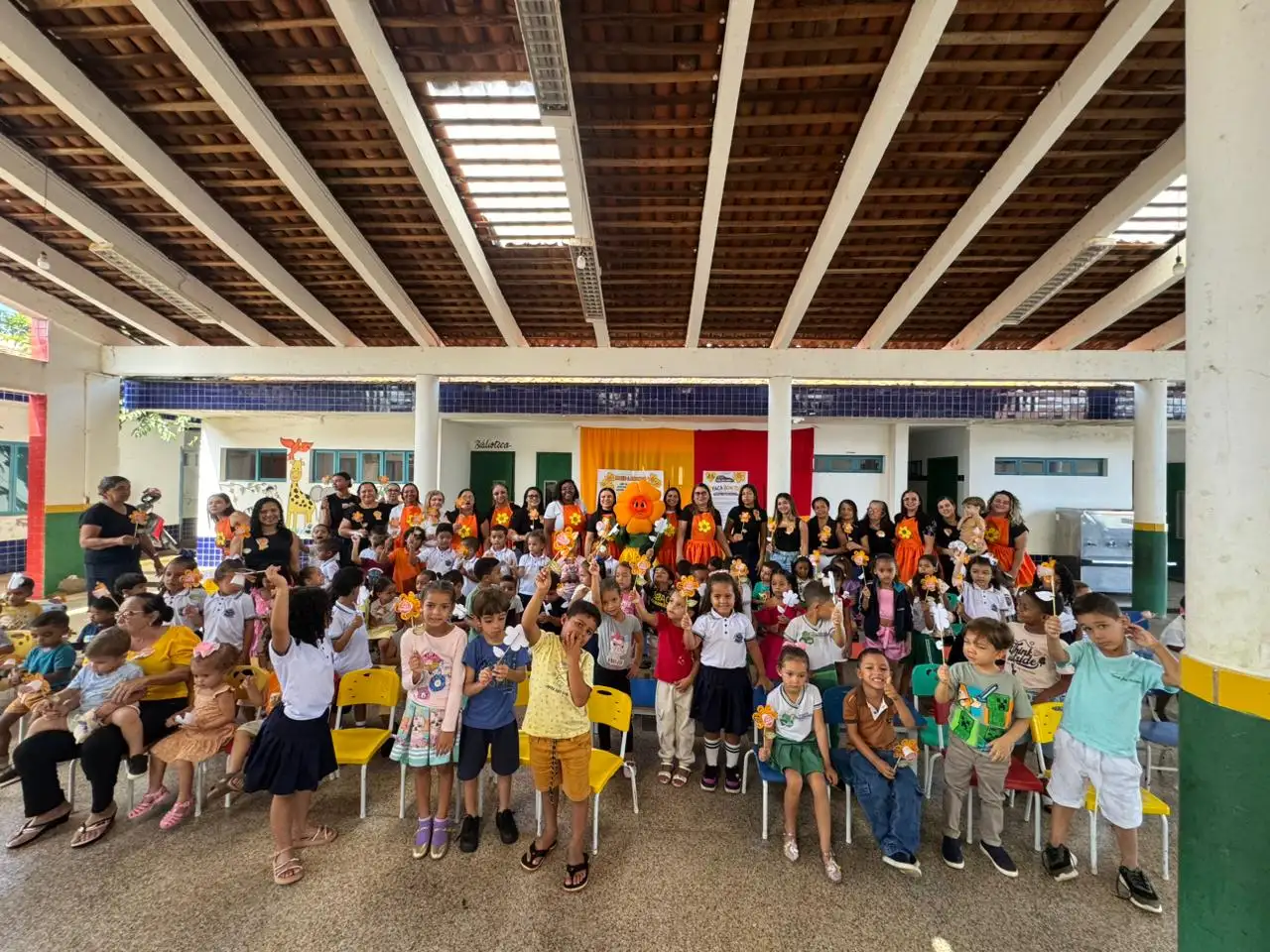Foto 4 – A campanha Faça Bonito foi realizada nas escolas da rede municipal de Paraibano.