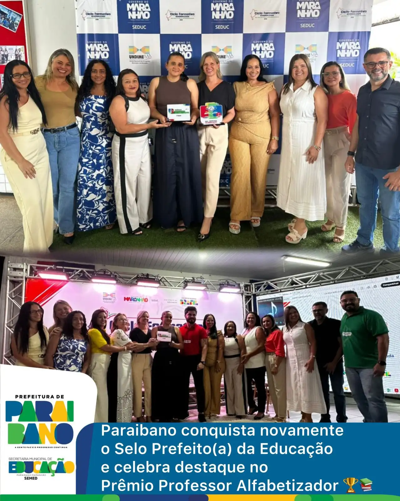 Paraibano recebe pela segunda vez o Selo Prefeito(a) da Educação – 3ª edição.
