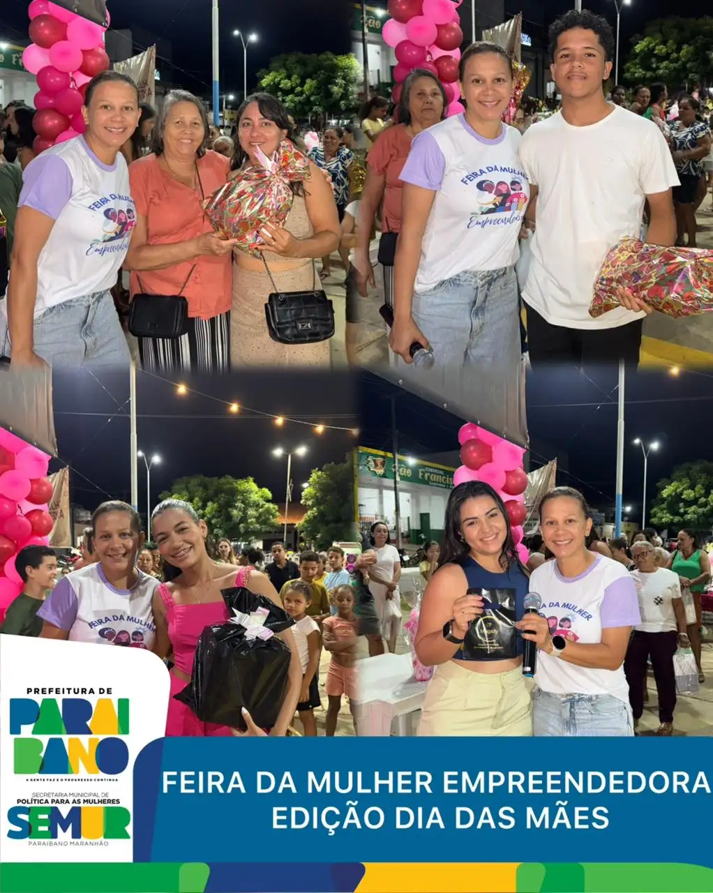 Foto 3 – Prefeitura realizou mais uma edição da Feira da Mulher Empreendedor em Paraibano, especial de Dia das Mães.