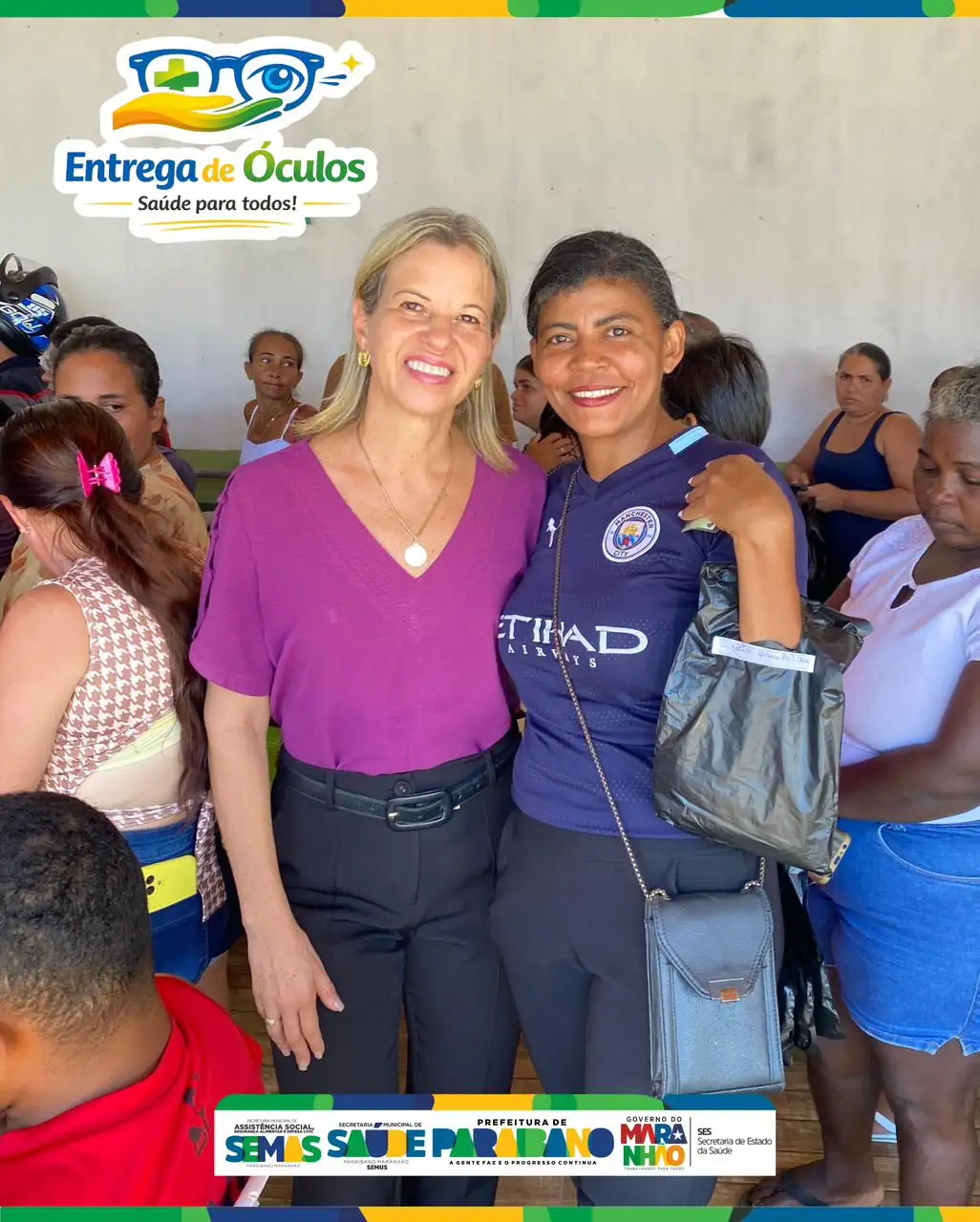 Foto 2 – Entrega de óculos garante mais qualidade de vida em Paraibano